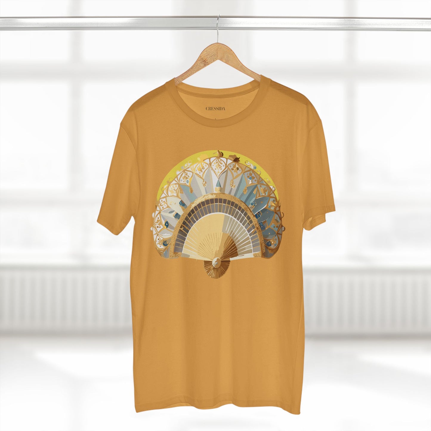 Fan shirt, Shirt with Fan, Tee Shirt with Antique Fan
