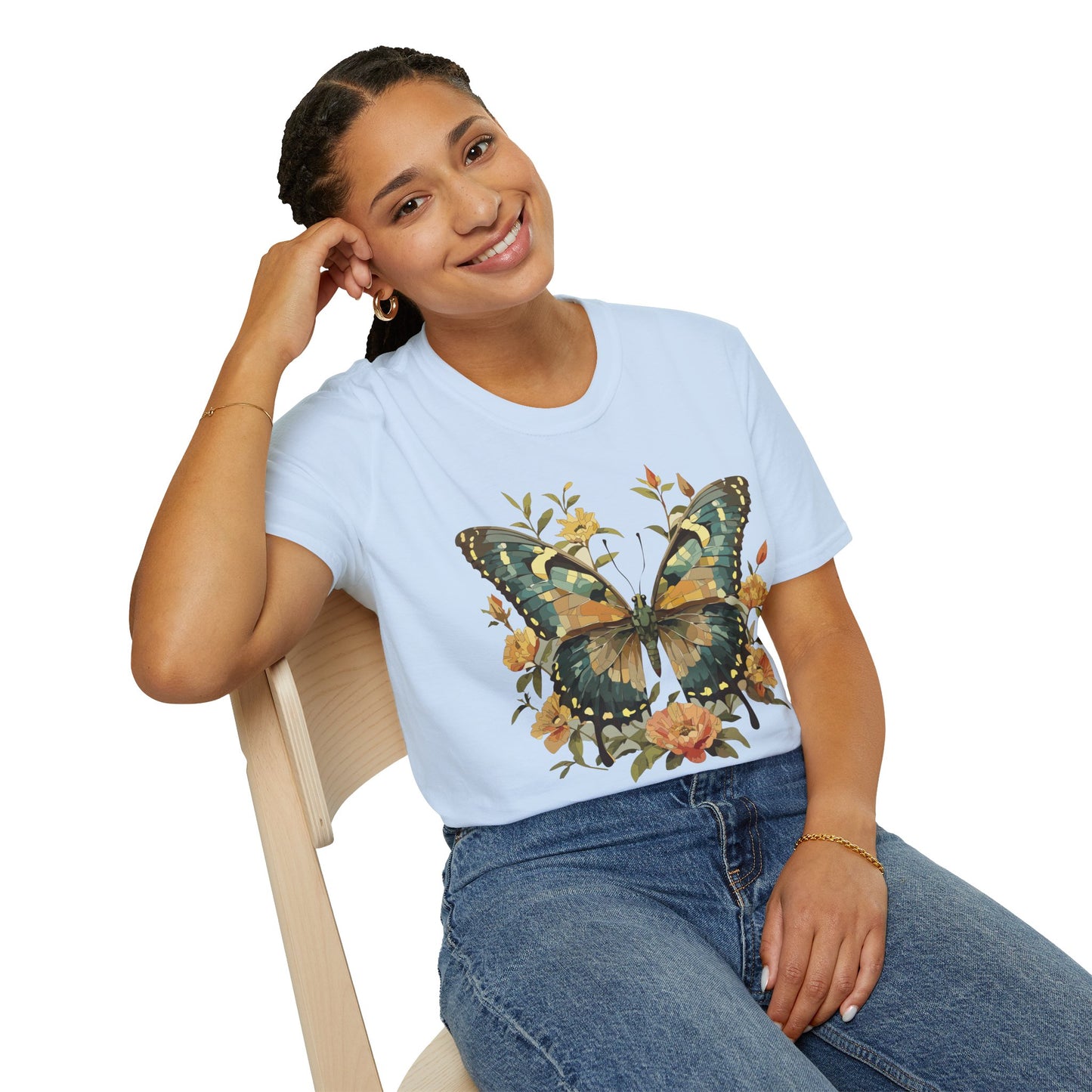 Butterfly Shirt, T Shirt with Butterfly, Monarch Shirt