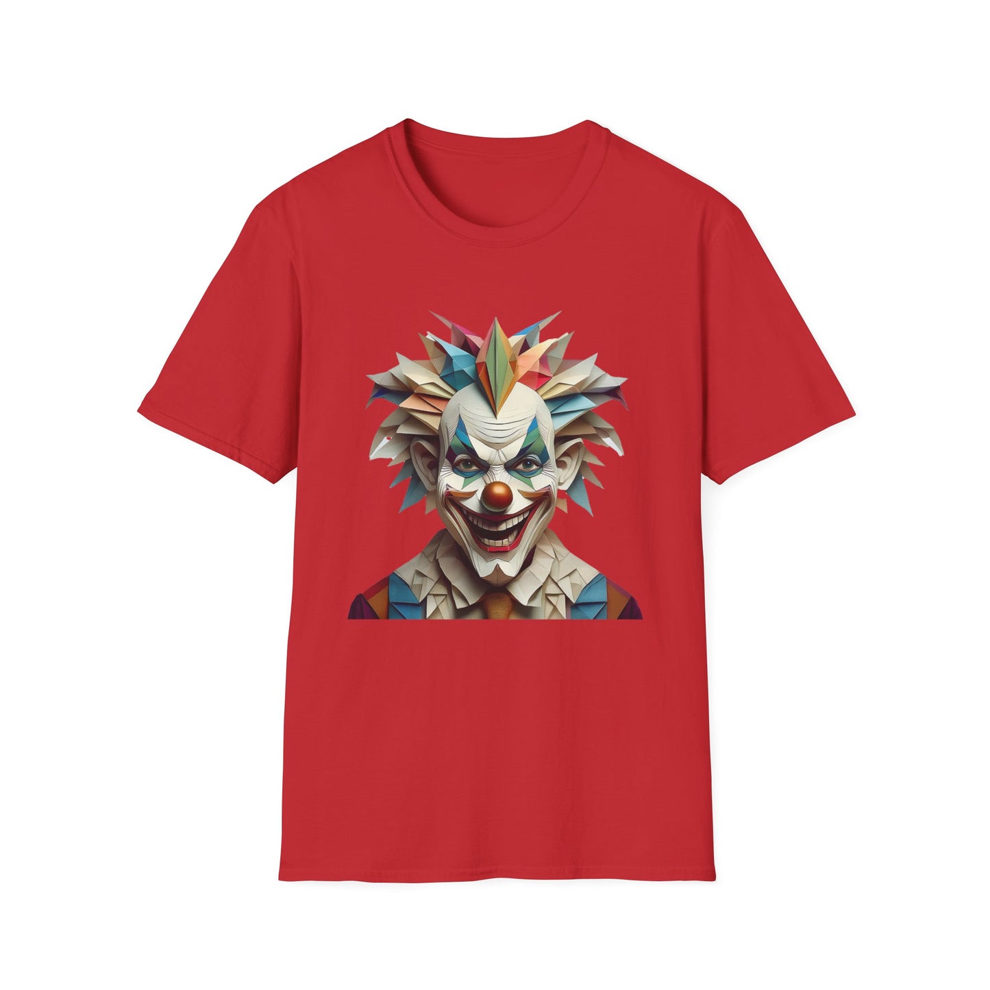 Clown Shirt, T Shirt with Clown, Funny Man Shirt, Tee Shirt with Funny Man, Circus Shirt, Shirt with Circus, Scary Man Shirt, Shirt with Scary Man