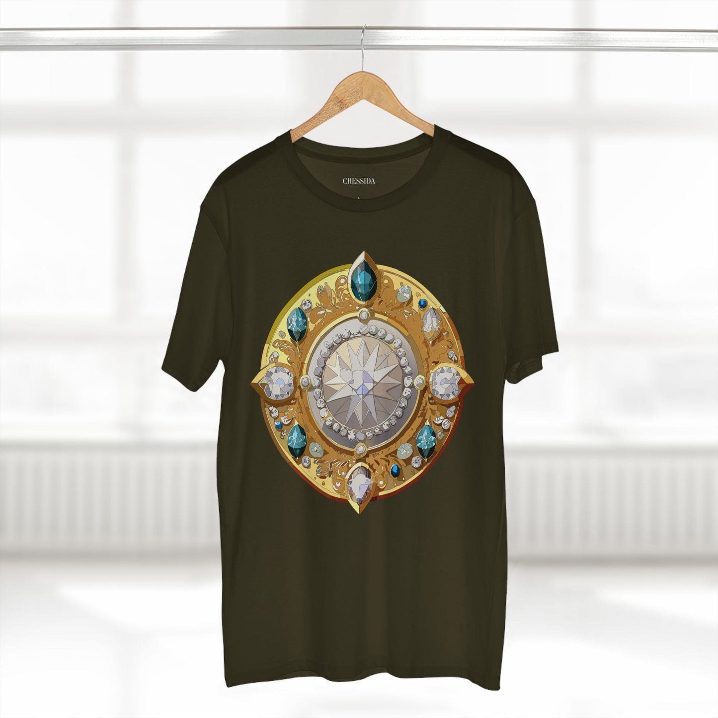Medallion Shirt, Shirt with Medallion, Tee Shirt with Medal