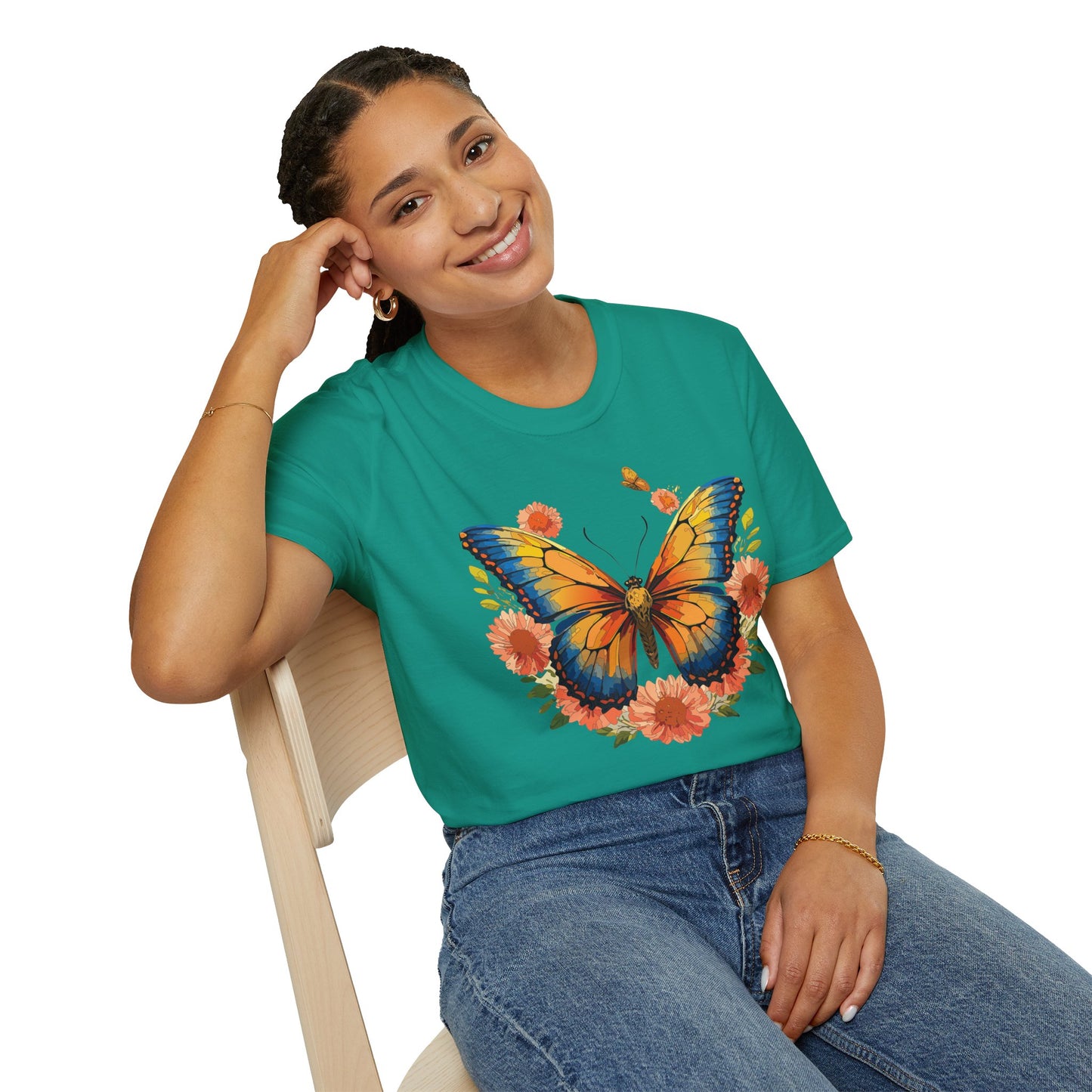 Butterfly Shirt, T Shirt with Butterfly, Monarch Shirt
