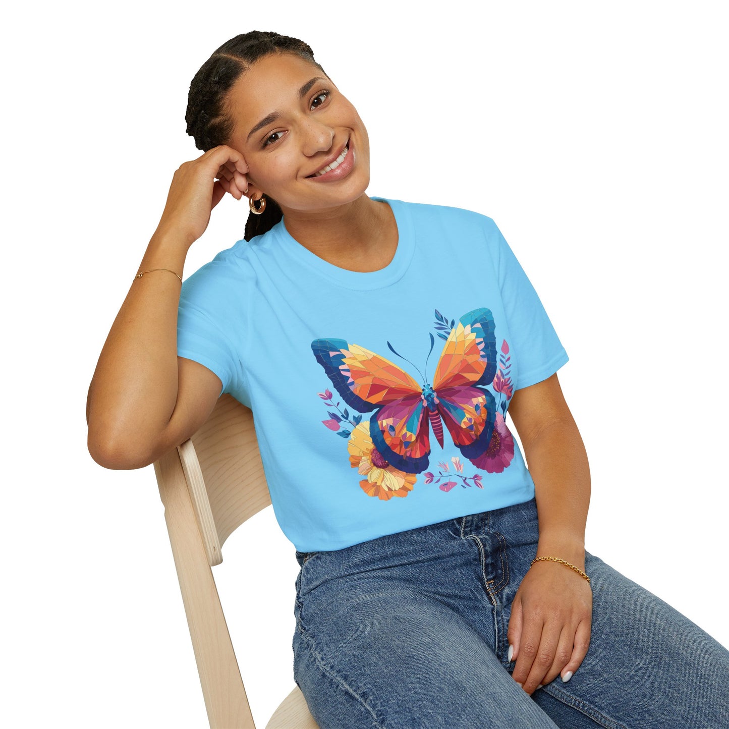 Butterfly Shirt, T Shirt with Butterfly, Monarch Shirt