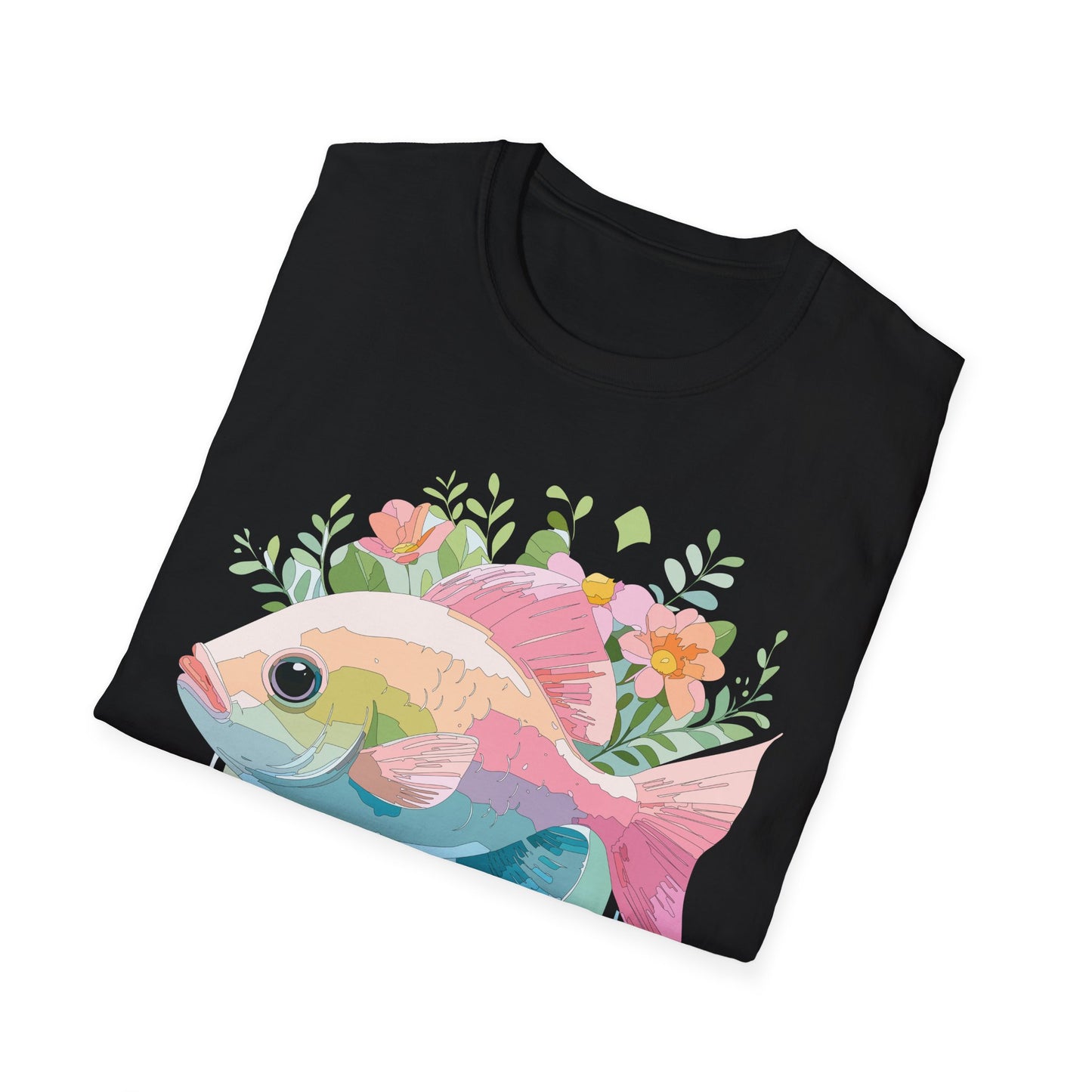 Fish Art Design Shirt, T Shirt with Fish, Graphic Shirt, Tee Shirt with Graphic Design, Shirt with Fish Graphic Art
