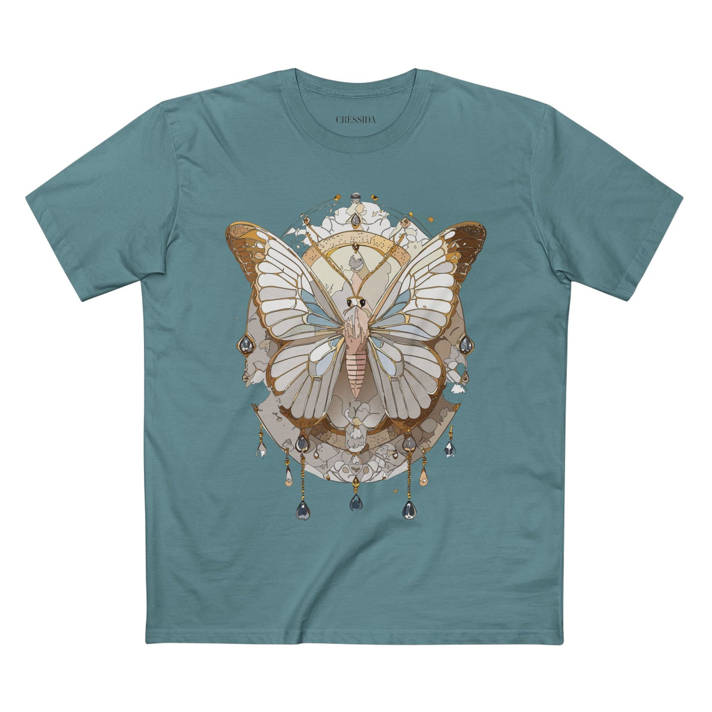 Butterfly shirt, Shirt with Butterfly, Tee Shirt with Antique Butterfly