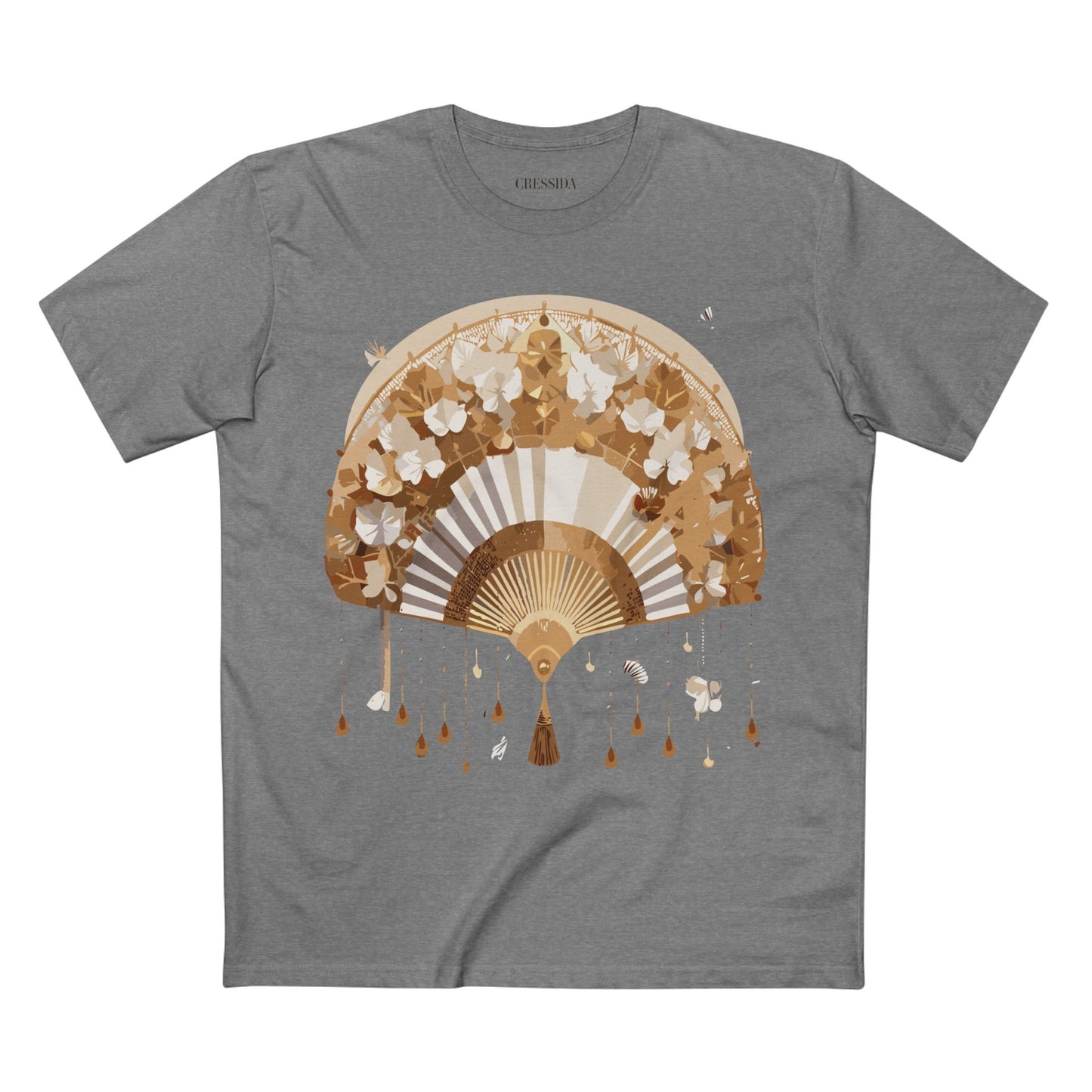Fan shirt, Shirt with Fan, Tee Shirt with Antique Fan