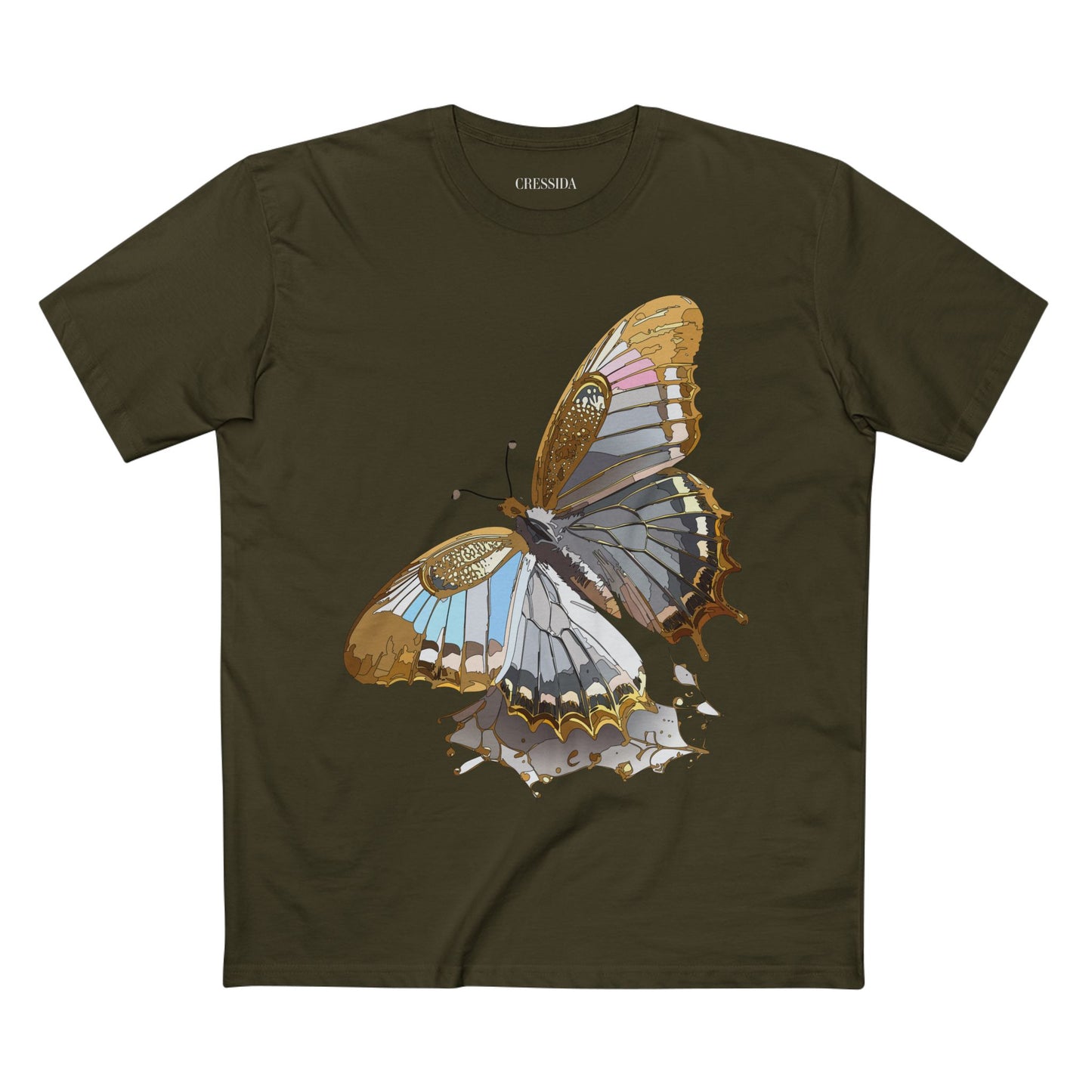 Butterfly shirt, Shirt with Butterfly, Tee Shirt with Antique Butterfly