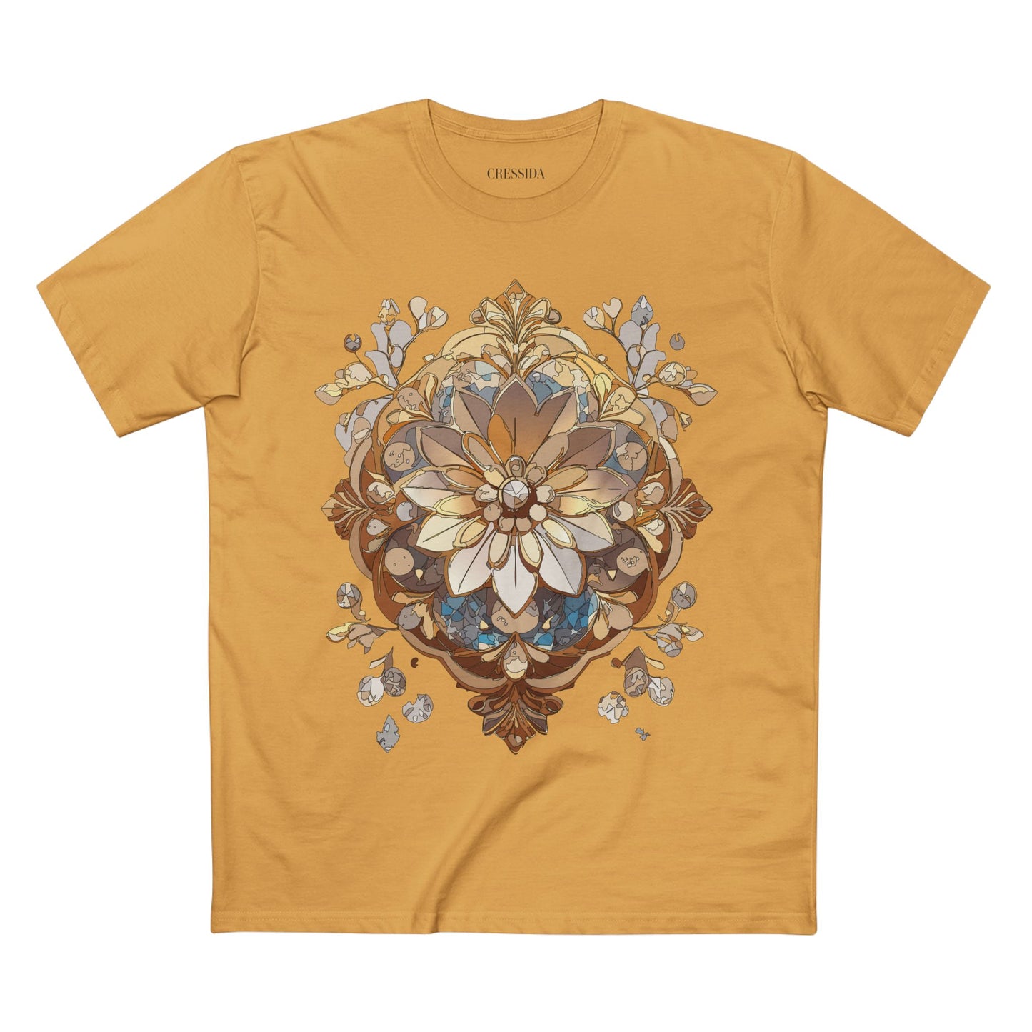 Floral Shirt, Shirt with Flower, Tee Shirt with Antique Flower