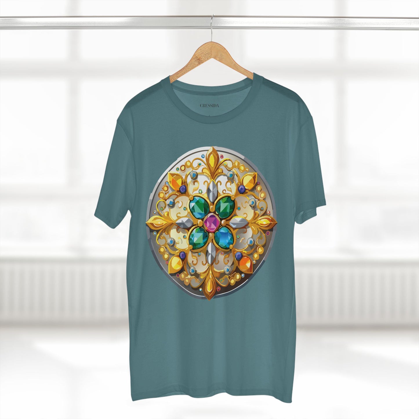 Medallion Shirt, Shirt with Medallion, Tee Shirt with Medal