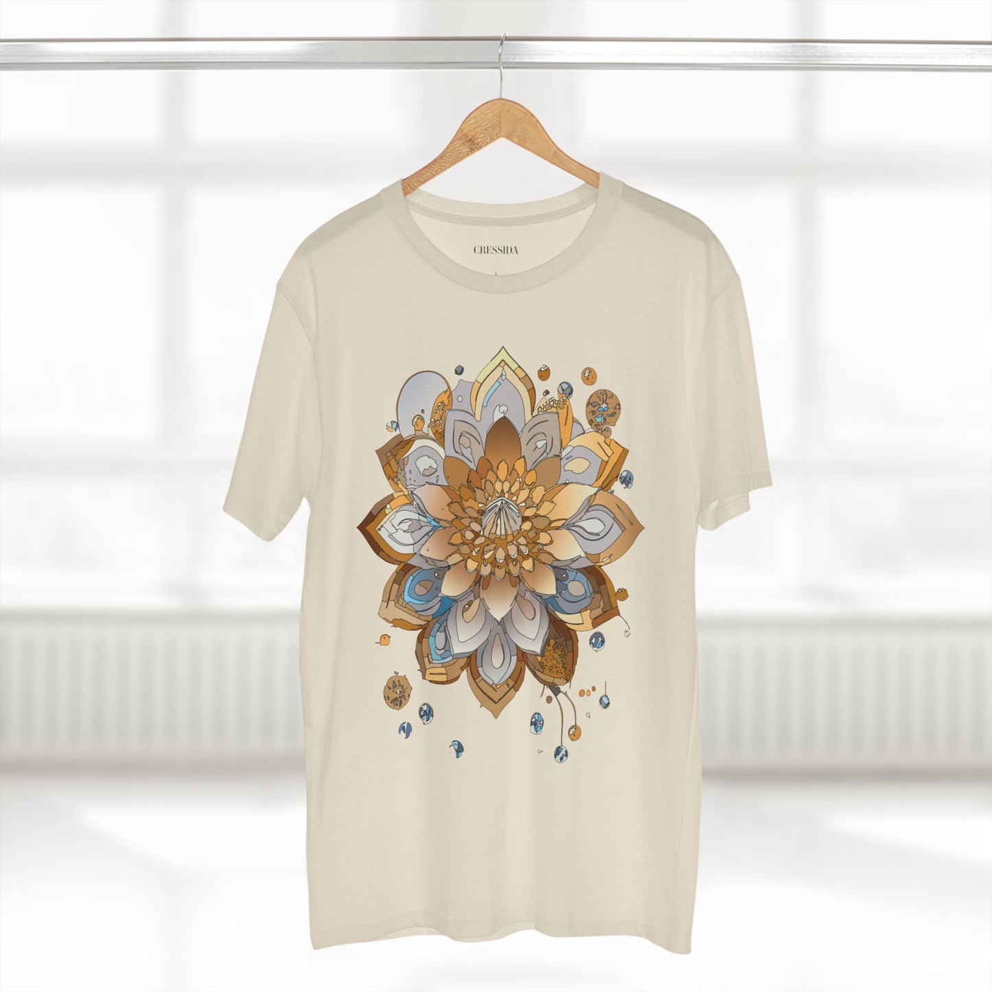 Floral Shirt, Shirt with Flower, Tee Shirt with Antique Flower