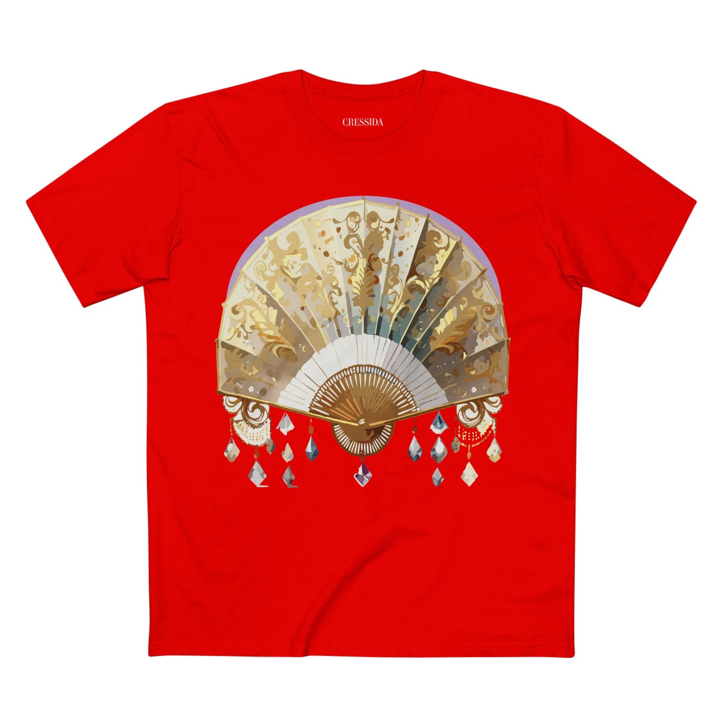 Fan shirt, Shirt with Fan, Tee Shirt with Antique Fan