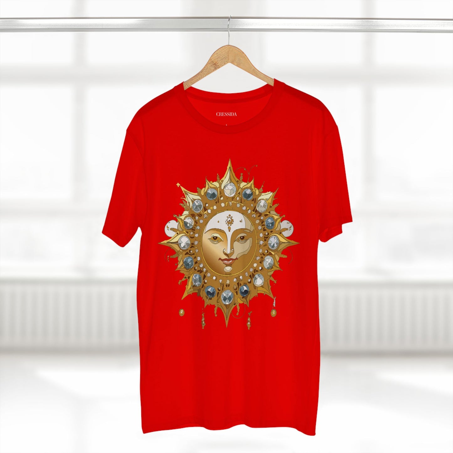 Sun Shirt, Shirt with Sun, Tee Shirt with Gold Sun