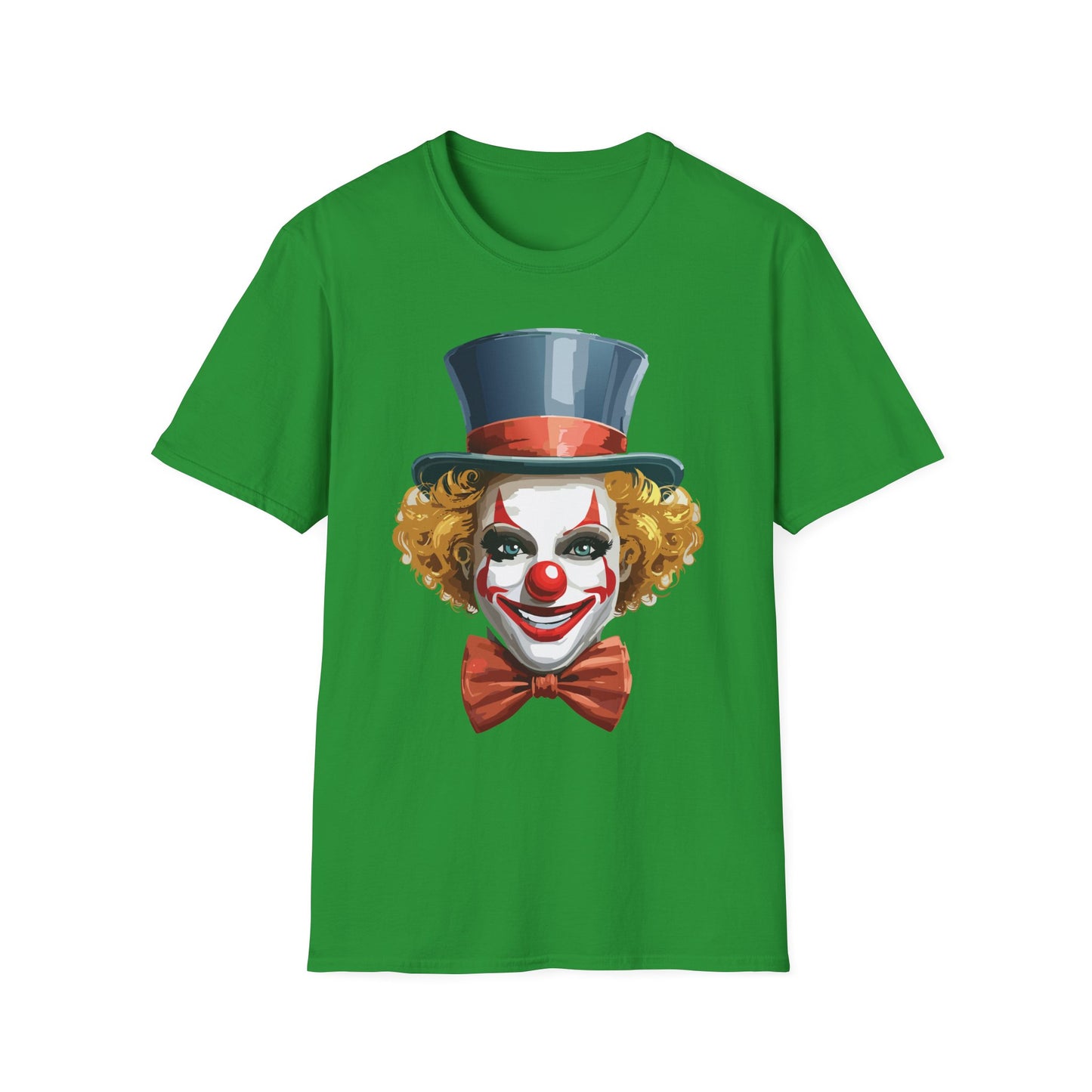 Clown Shirt, T Shirt with Clown, Funny Man Shirt, Tee Shirt with Funny Man, Circus Shirt, Shirt with Circus, Scary Man Shirt, Shirt with Scary Man