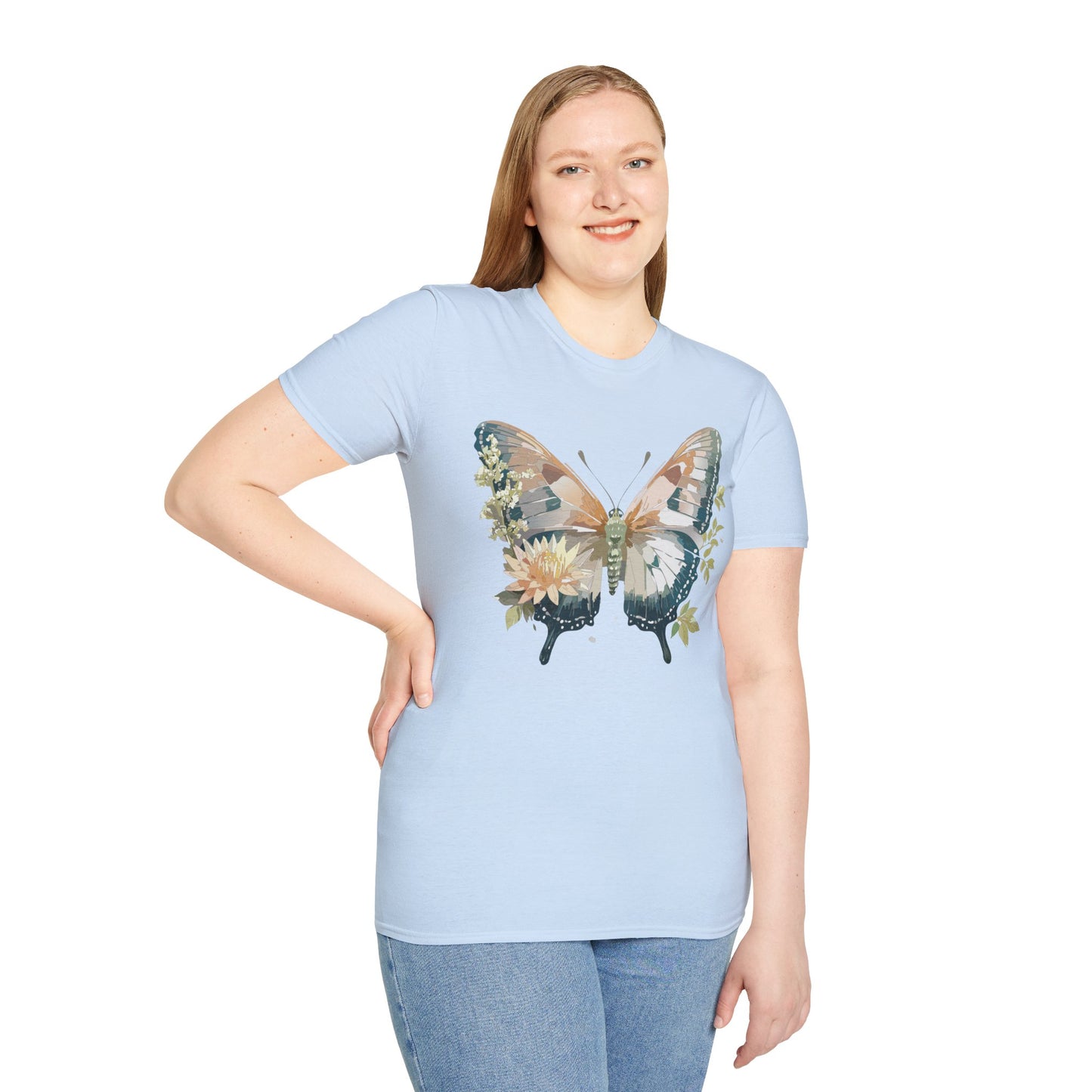 Butterfly Shirt, T Shirt with Butterfly, Monarch Shirt