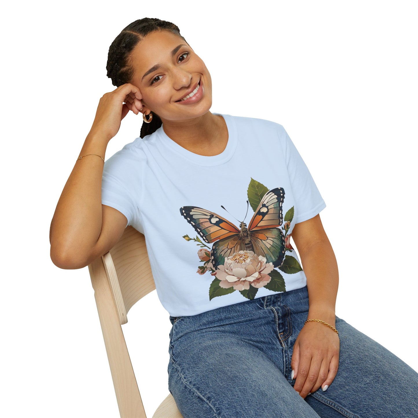 Butterfly Shirt, T Shirt with Butterfly, Monarch Shirt