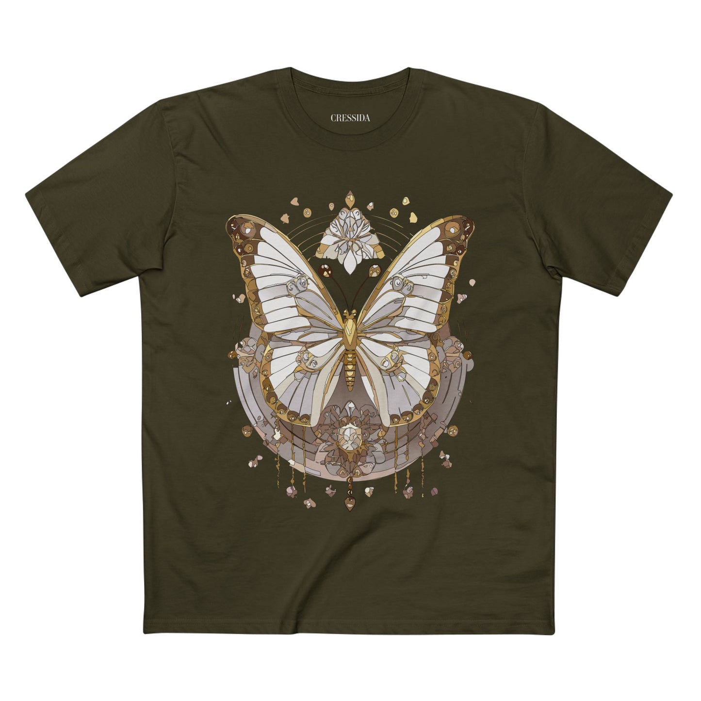 Butterfly shirt, Shirt with Butterfly, Tee Shirt with Antique Butterfly