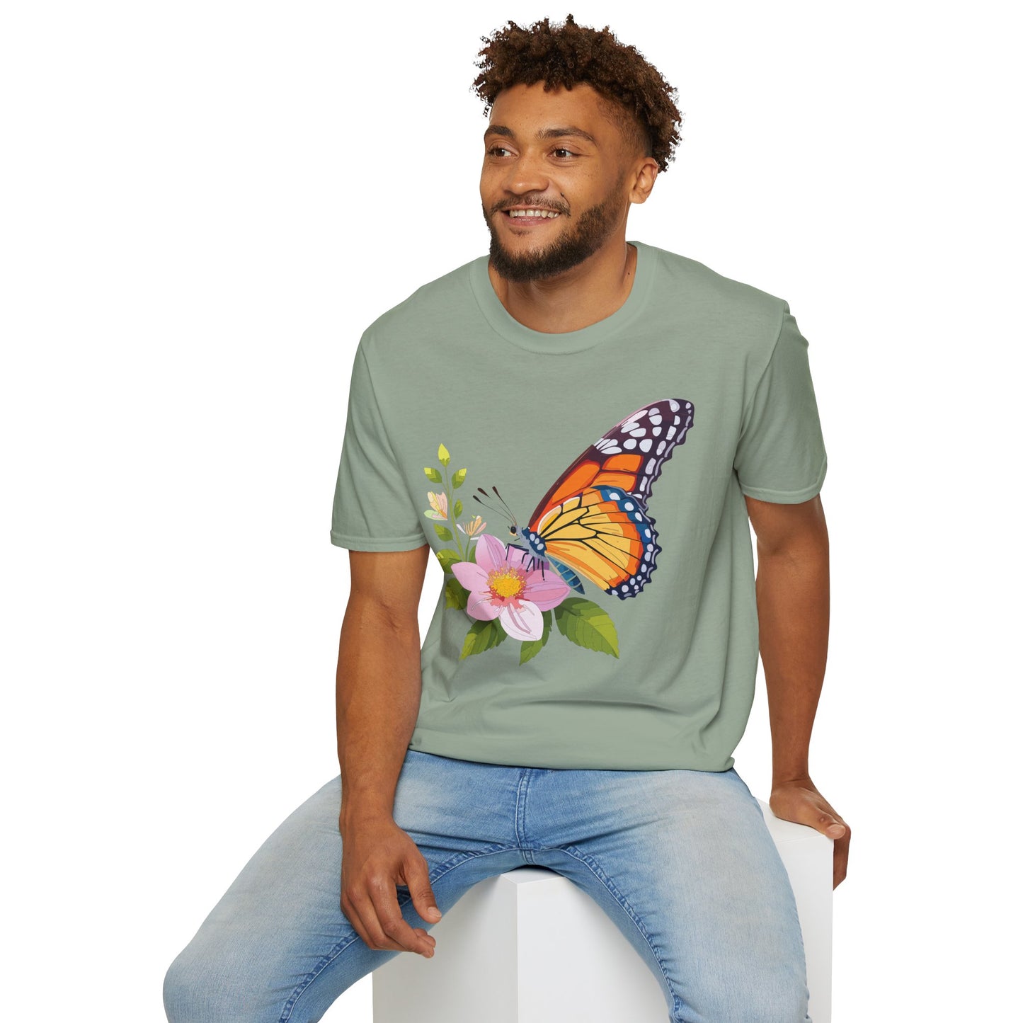 Butterfly Shirt, T Shirt with Butterfly, Monarch Shirt