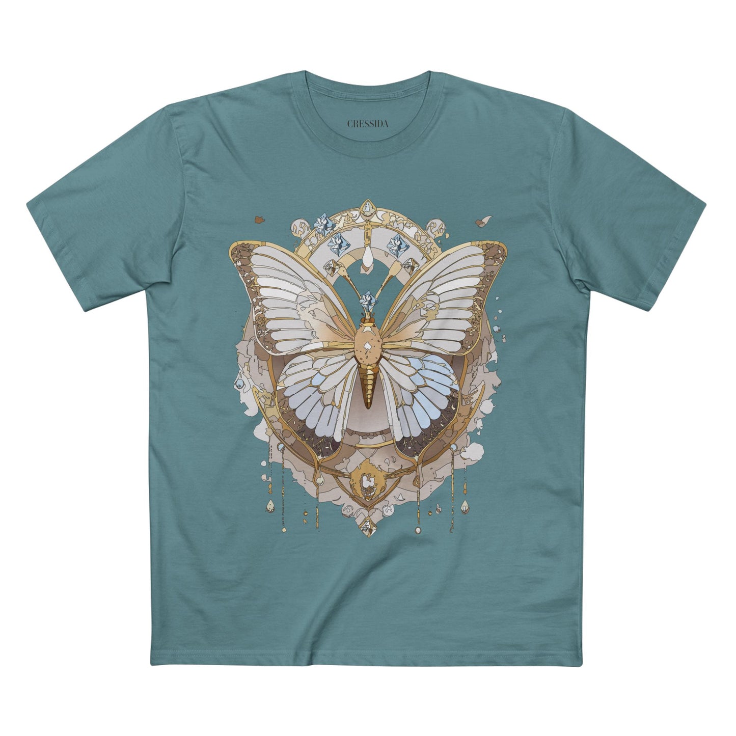 Butterfly shirt, Shirt with Butterfly, Tee Shirt with Antique Butterfly