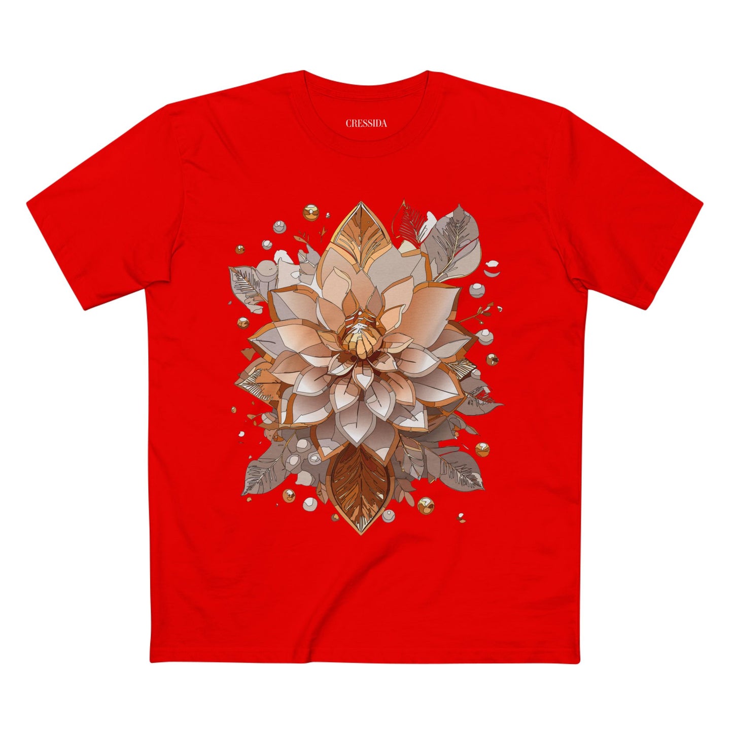 Floral Shirt, Shirt with Flower, Tee Shirt with Antique Flower