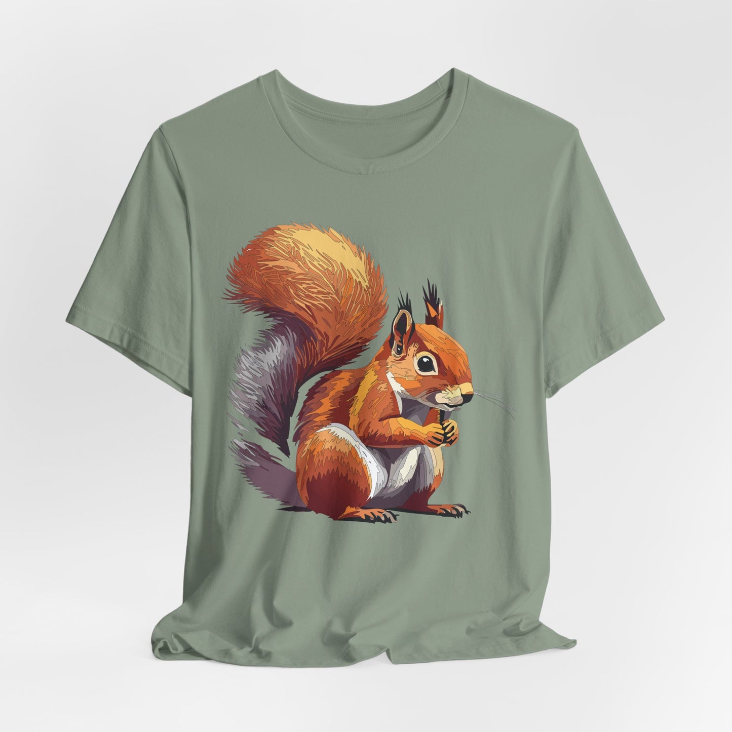 Unisex Animal Shirt, Tee Shirt with Animals, Art Design Tee Shirt, Wild Animals Shirt