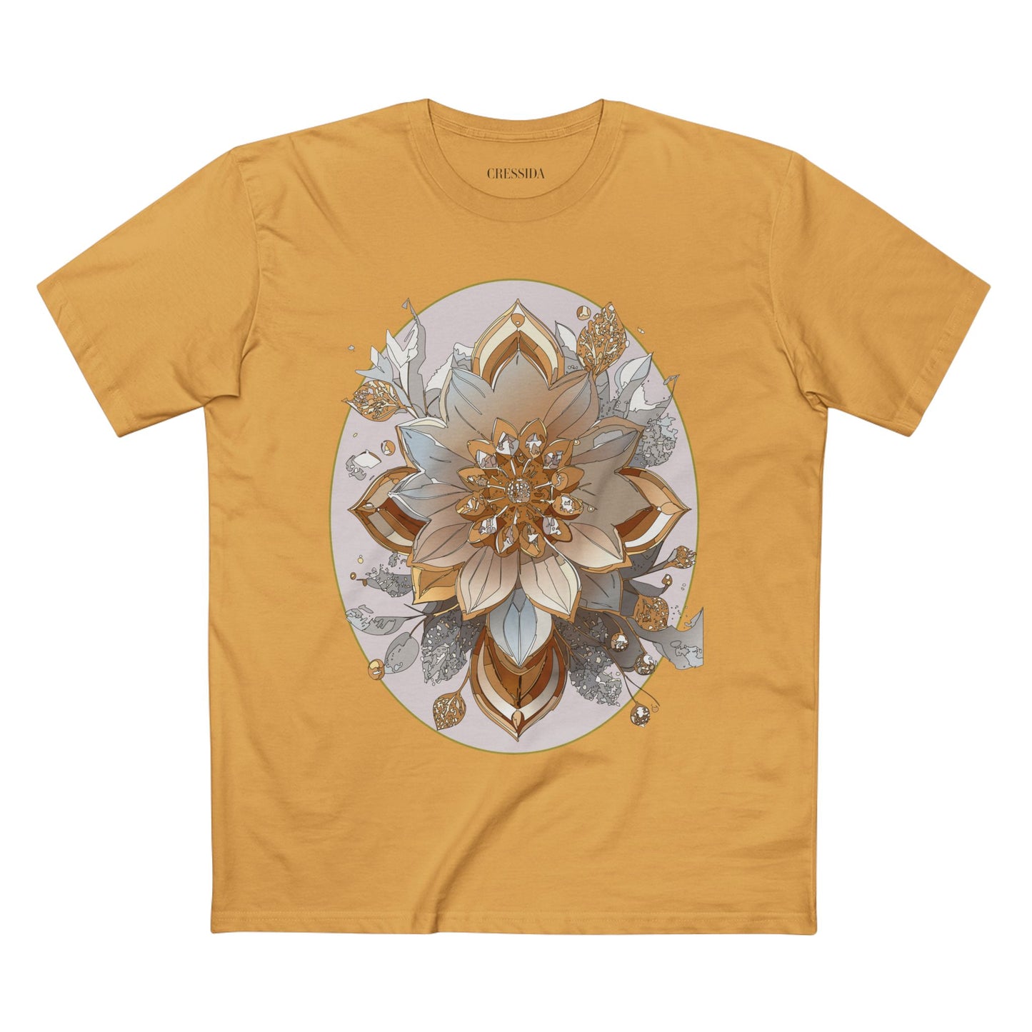 Floral Shirt, Shirt with Flower, Tee Shirt with Antique Flower