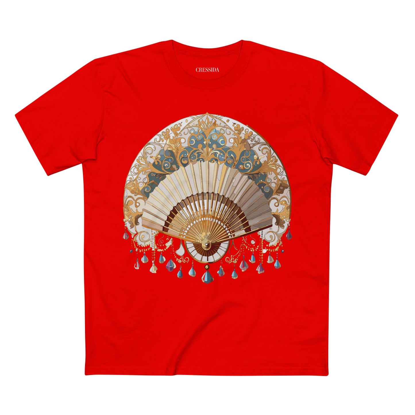Fan shirt, Shirt with Fan, Tee Shirt with Antique Fan