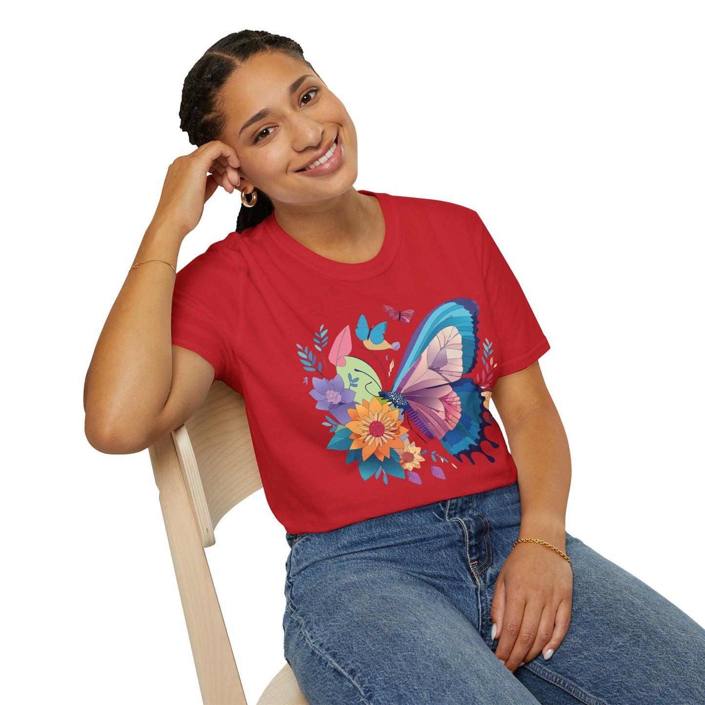 Butterfly Shirt, T Shirt with Butterfly, Monarch Shirt
