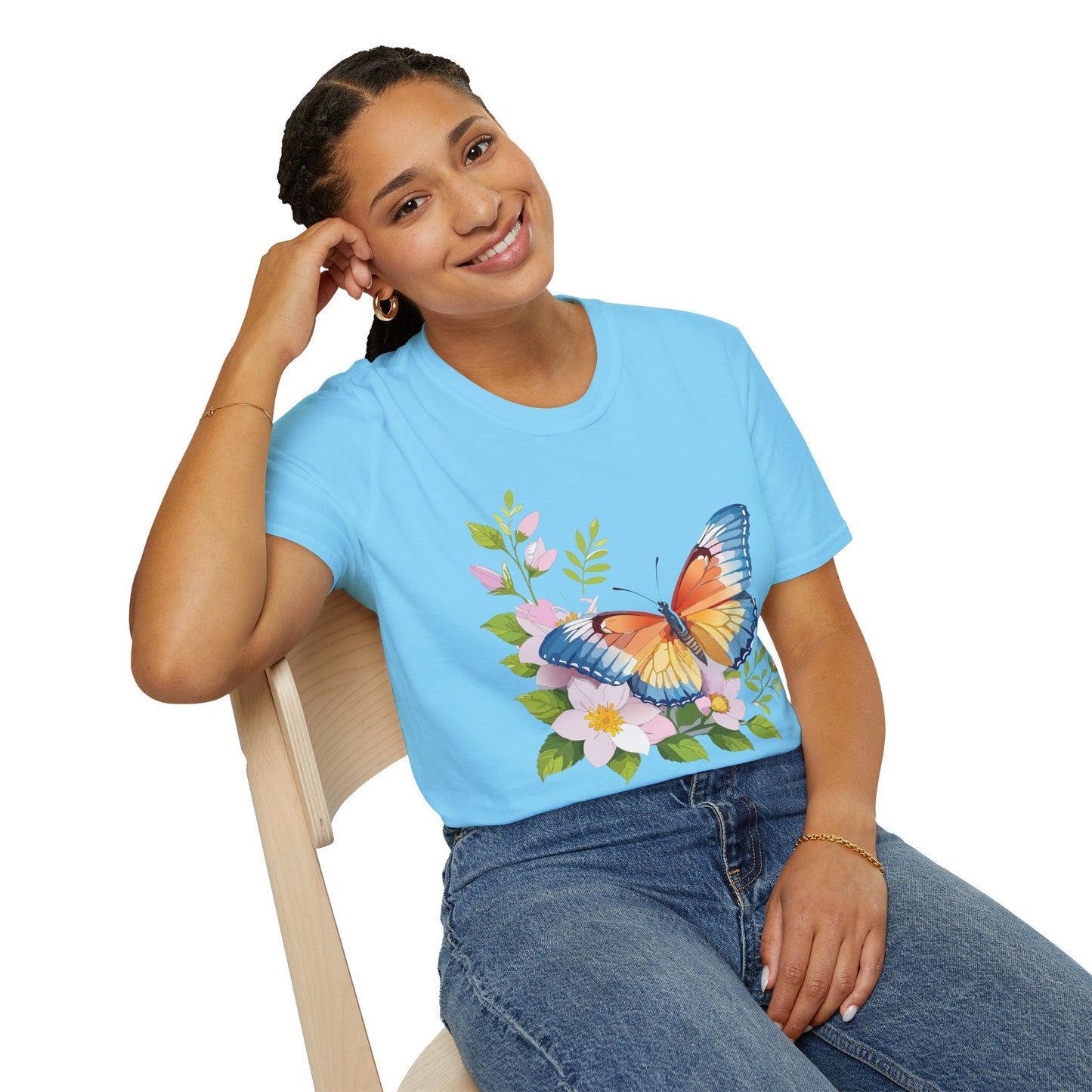 Butterfly Shirt, T Shirt with Butterfly, Monarch Shirt