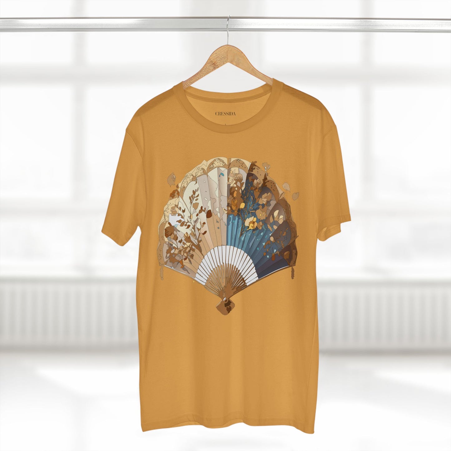 Fan shirt, Shirt with Fan, Tee Shirt with Antique Fan