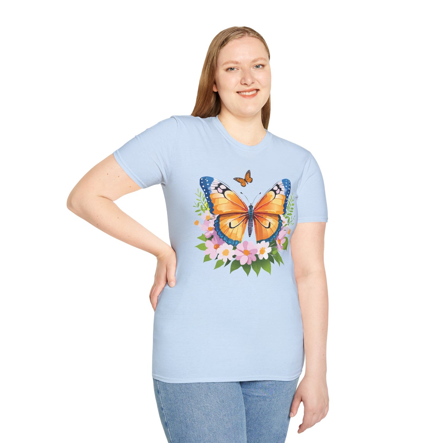Butterfly Shirt, T Shirt with Butterfly, Monarch Shirt