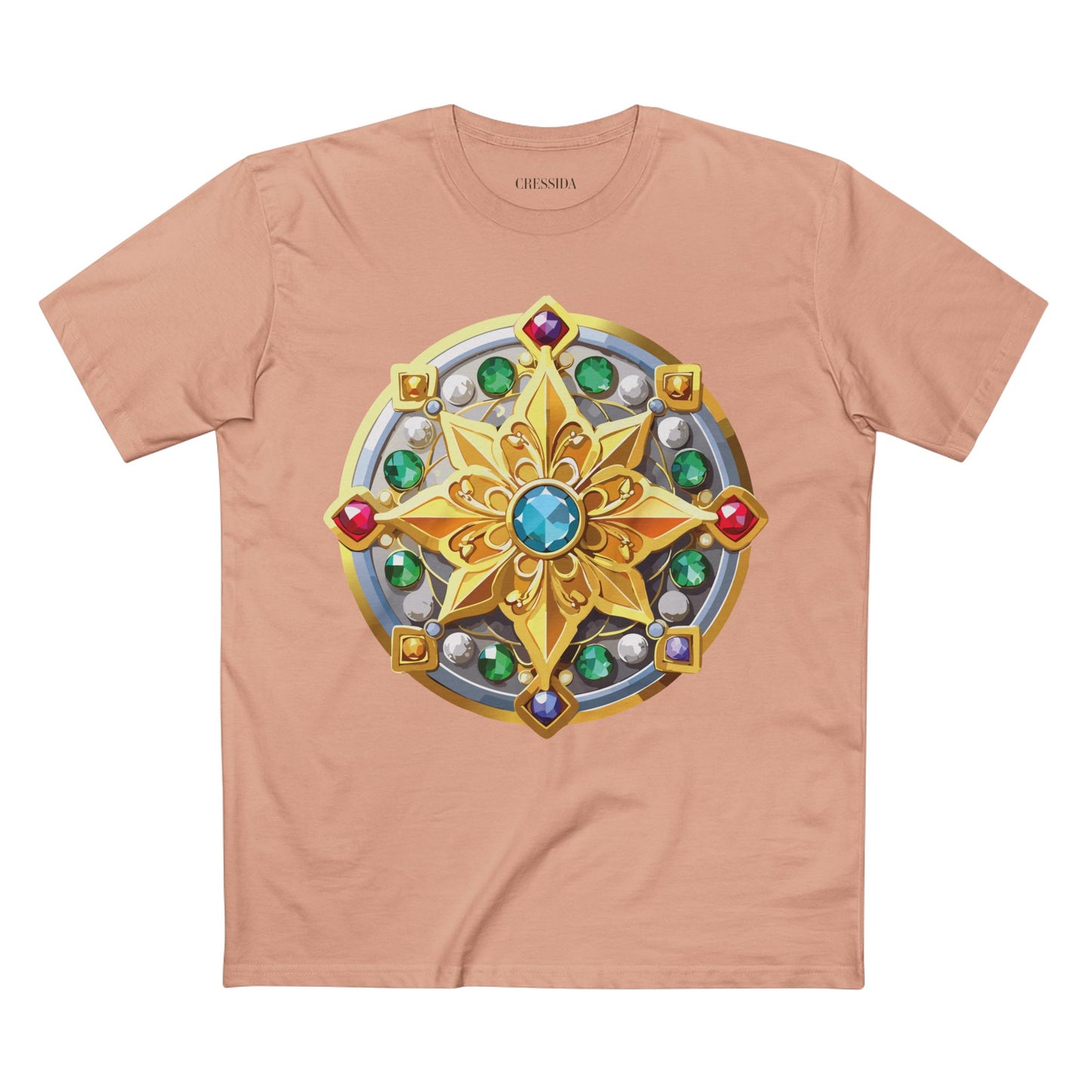 Medallion Shirt, Shirt with Medallion, Tee Shirt with Medal