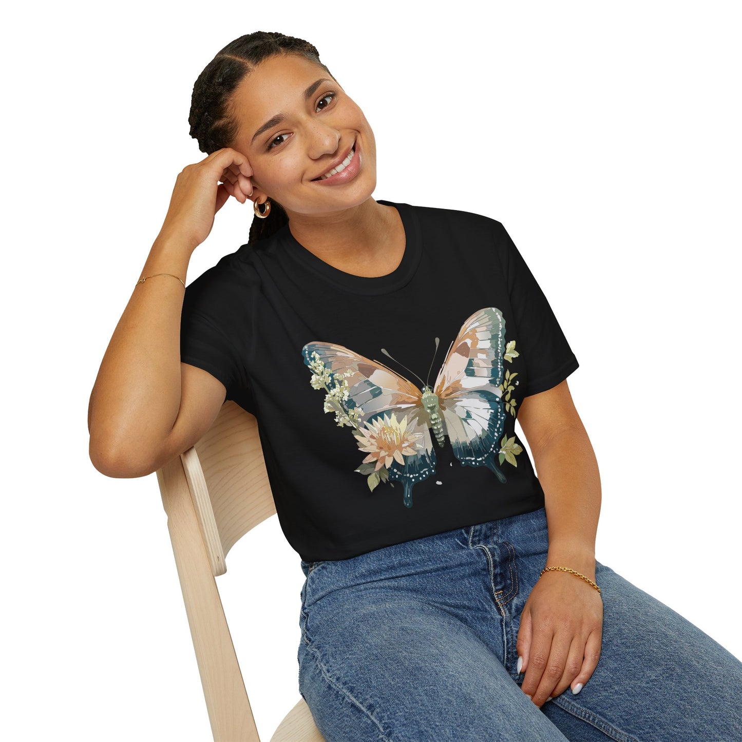 Butterfly Shirt, T Shirt with Butterfly, Monarch Shirt