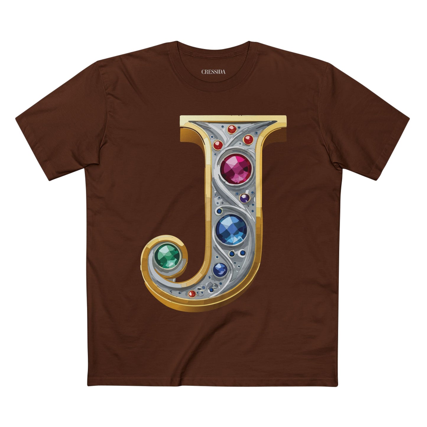 Letter Shirt, Shirt with Letters, Tee Shirt with Gold Letters