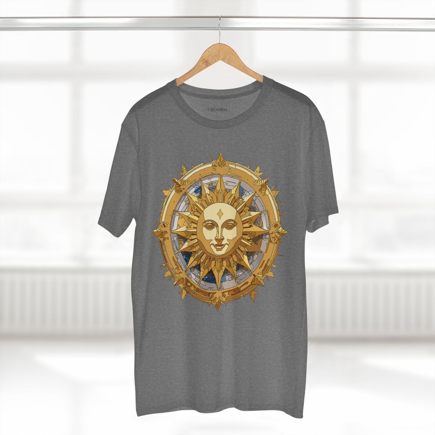 Sun Shirt, Shirt with Sun, Tee Shirt with Gold Sun