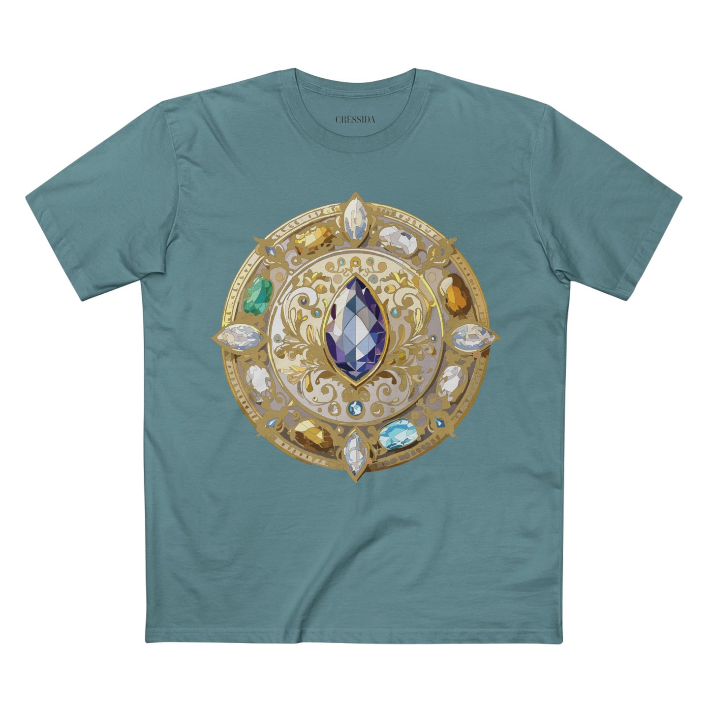 Medallion Shirt, Shirt with Medallion, Tee Shirt with Medal