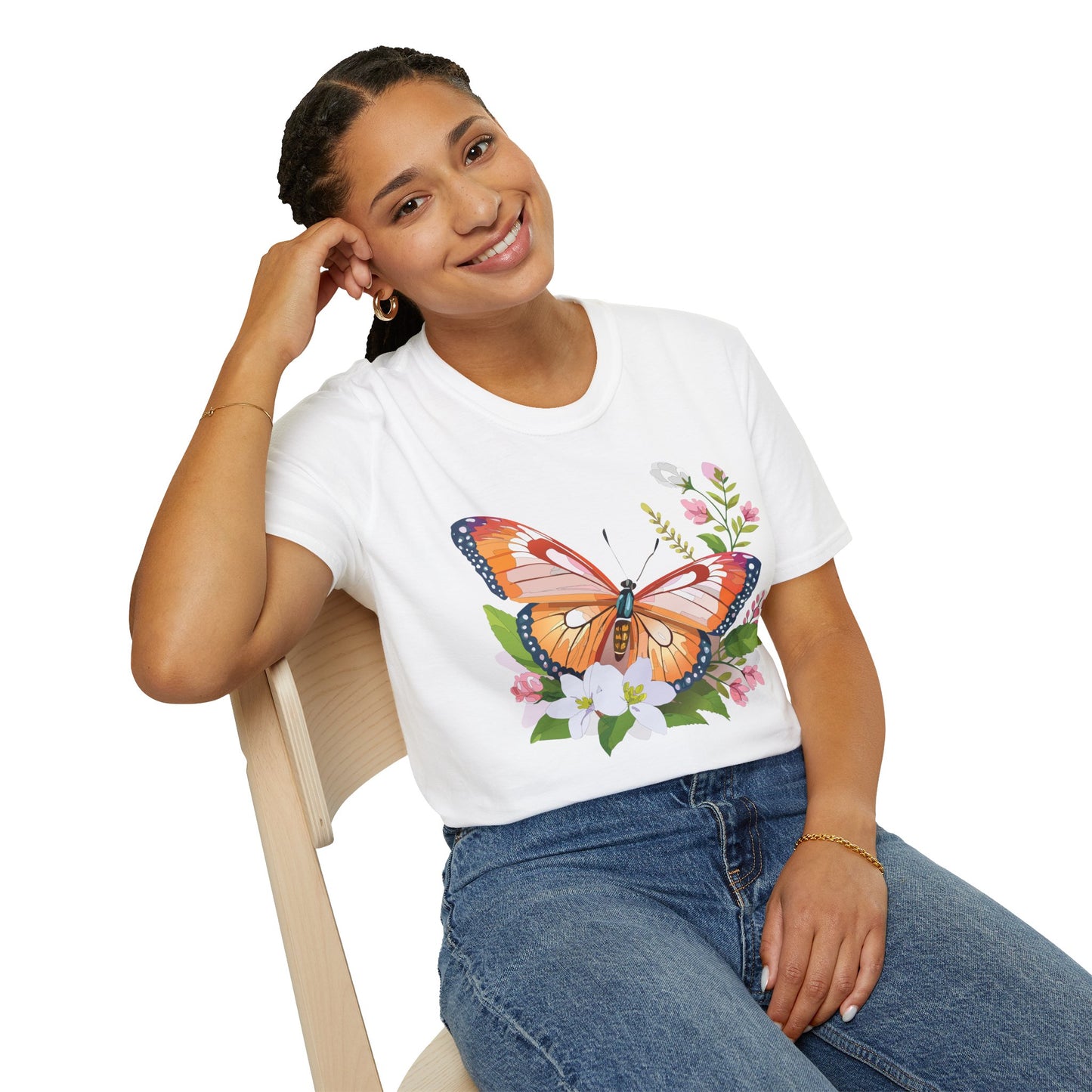 Butterfly Shirt, T Shirt with Butterfly, Monarch Shirt