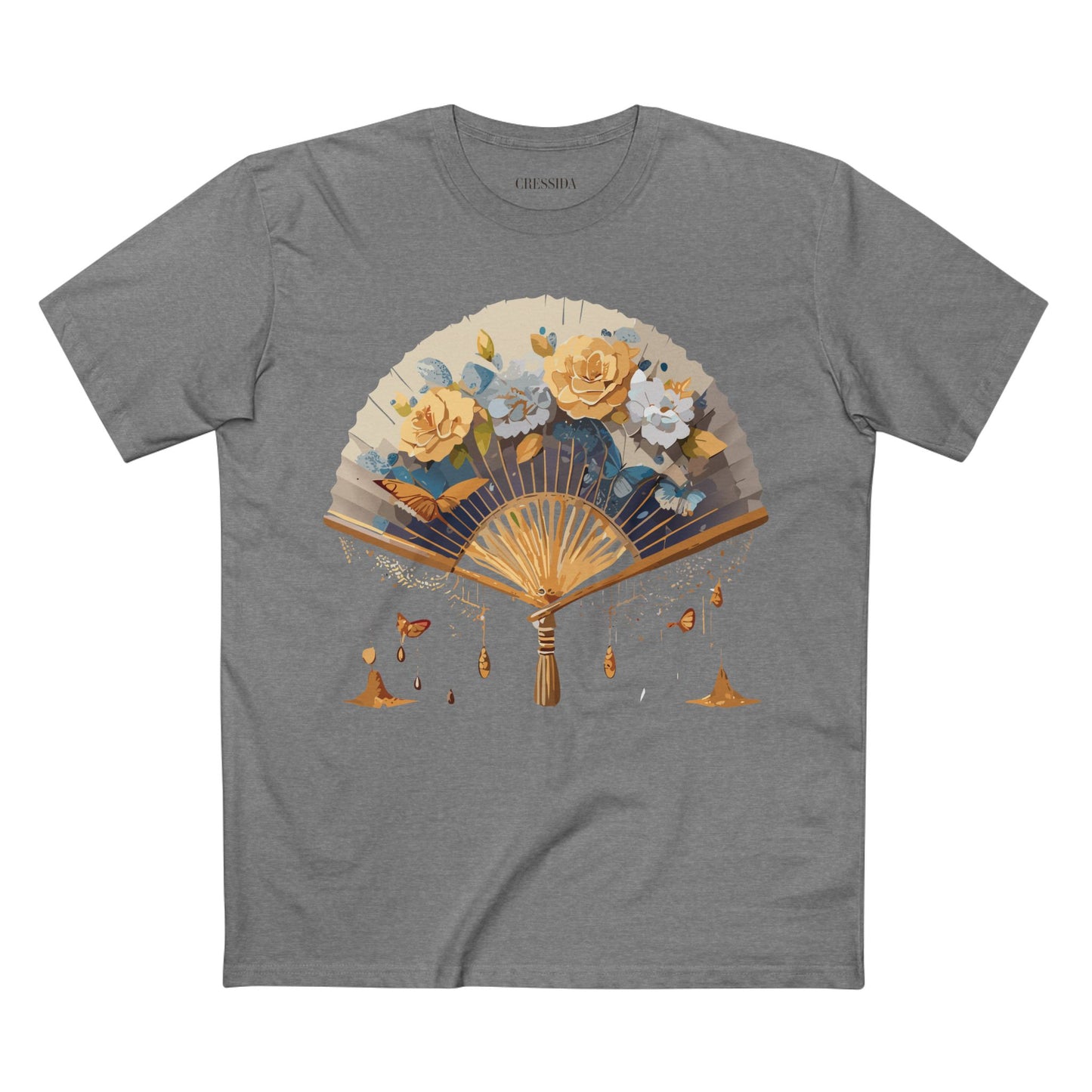 Fan shirt, Shirt with Fan, Tee Shirt with Antique Fan