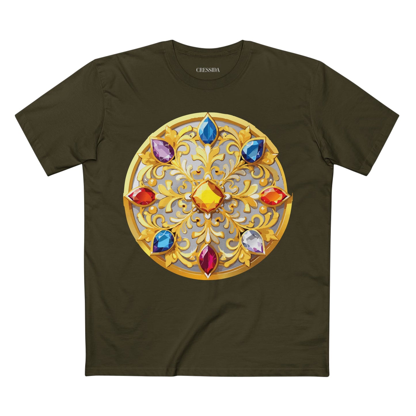 Medallion Shirt, Shirt with Medallion, Tee Shirt with Medal