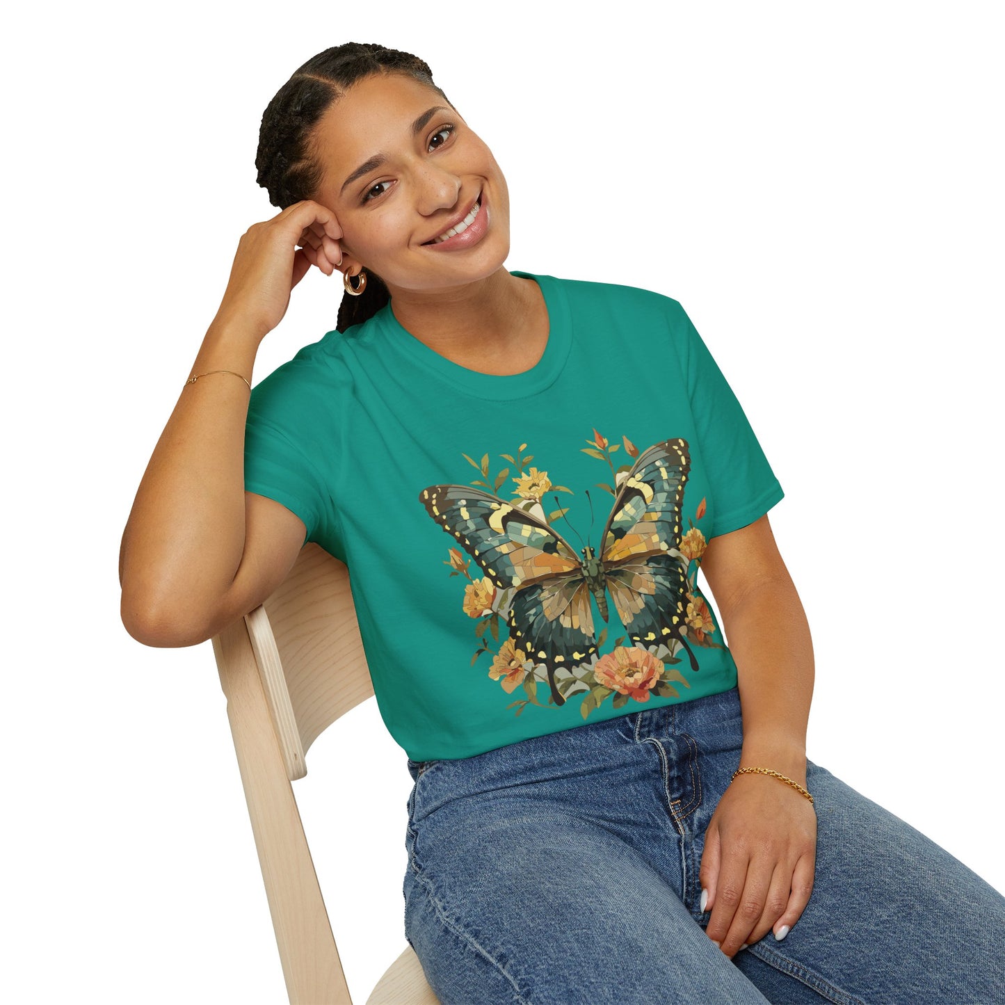 Butterfly Shirt, T Shirt with Butterfly, Monarch Shirt