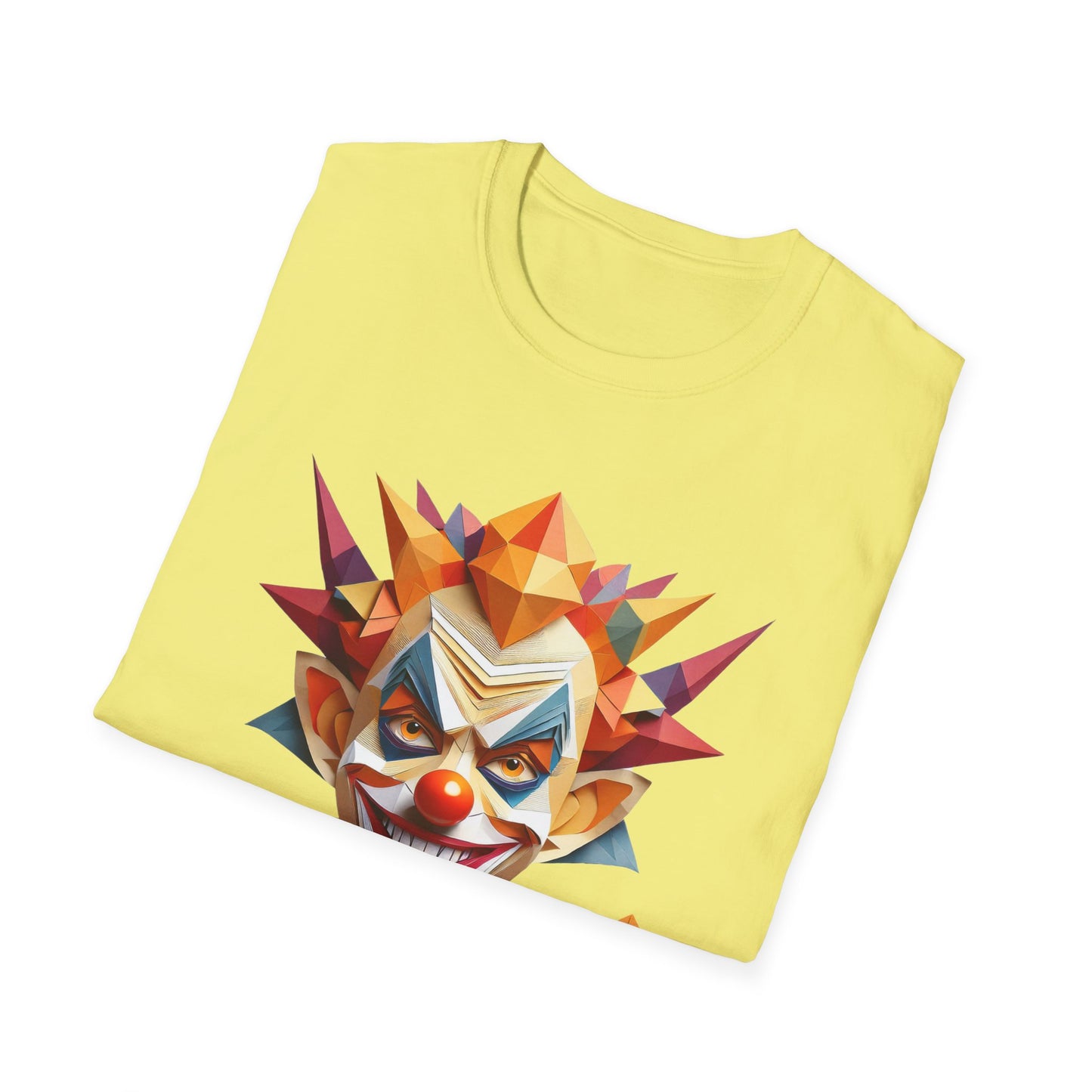 Clown Shirt, T Shirt with Clown, Funny Man Shirt, Tee Shirt with Funny Man, Circus Shirt, Shirt with Circus, Scary Man Shirt, Shirt with Scary Man