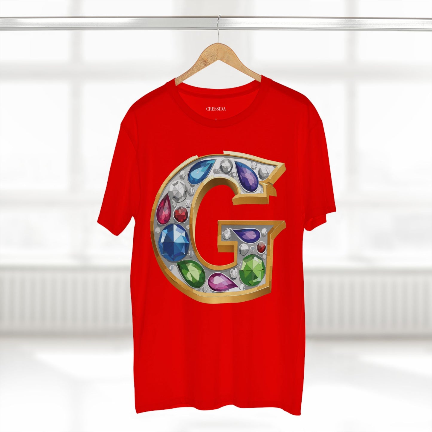 Letter Shirt, Shirt with Letters, Tee Shirt with Gold Letters