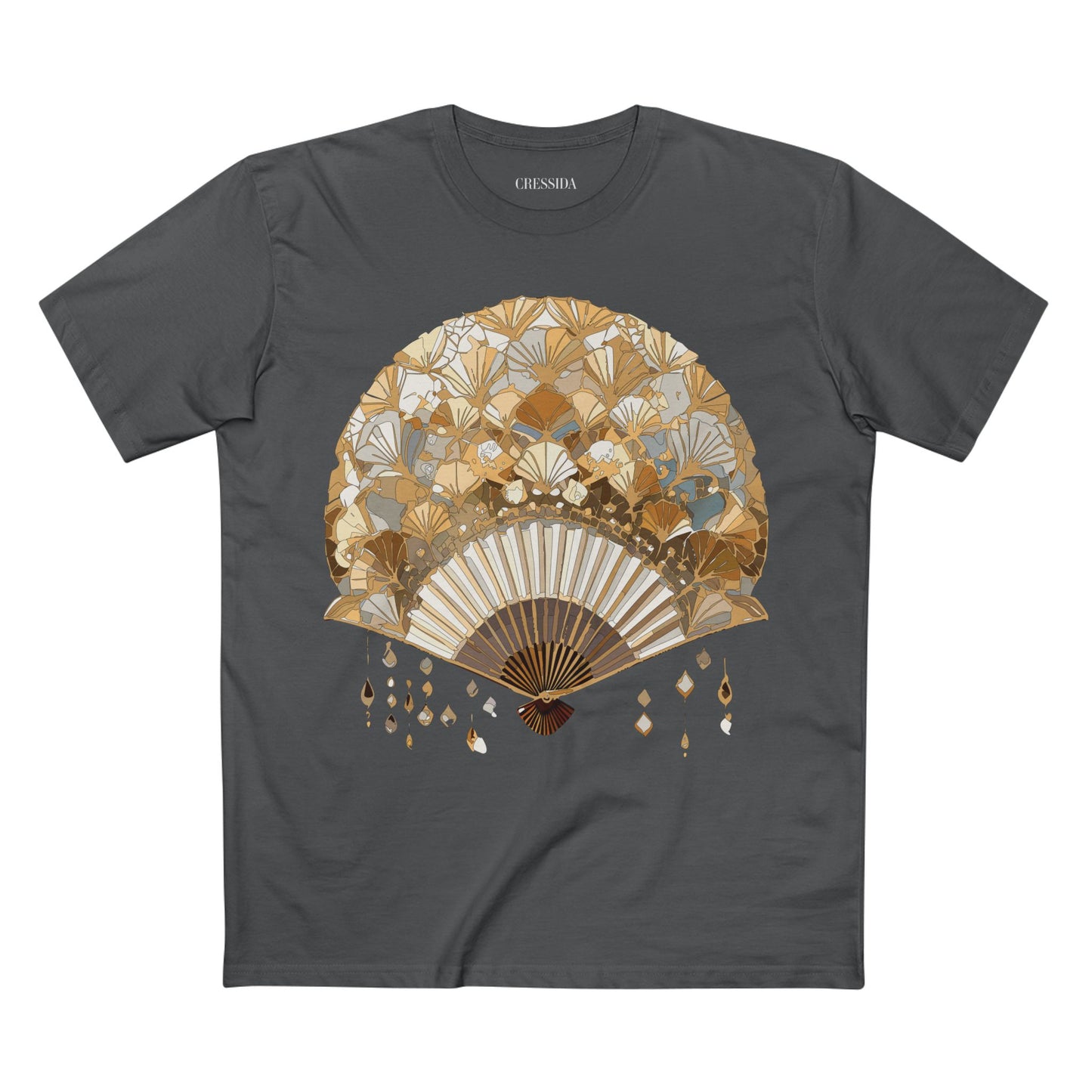 Fan shirt, Shirt with Fan, Tee Shirt with Antique Fan