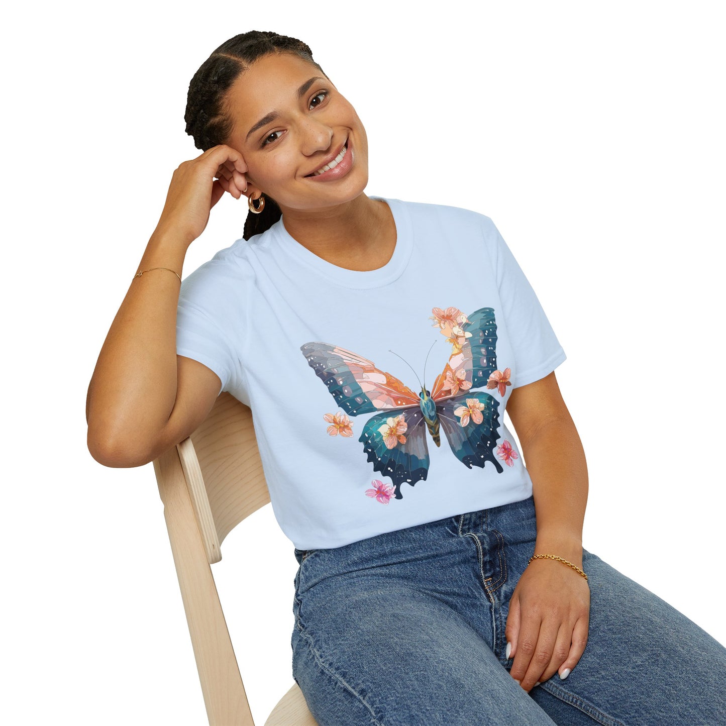 Butterfly Shirt, T Shirt with Butterfly, Monarch Shirt