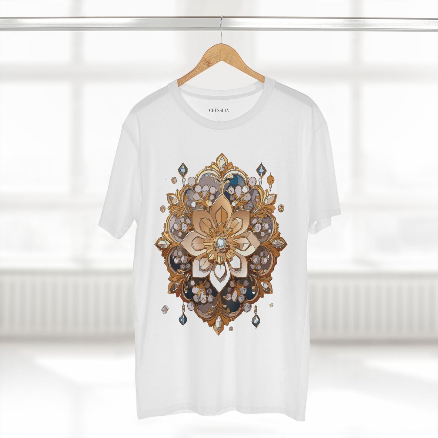 Floral Shirt, Shirt with Flower, Tee Shirt with Antique Flower
