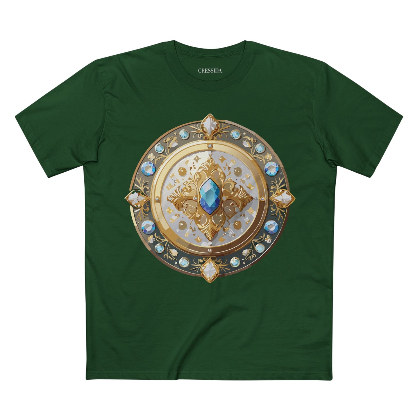 Medallion Shirt, Shirt with Medallion, Tee Shirt with Medal