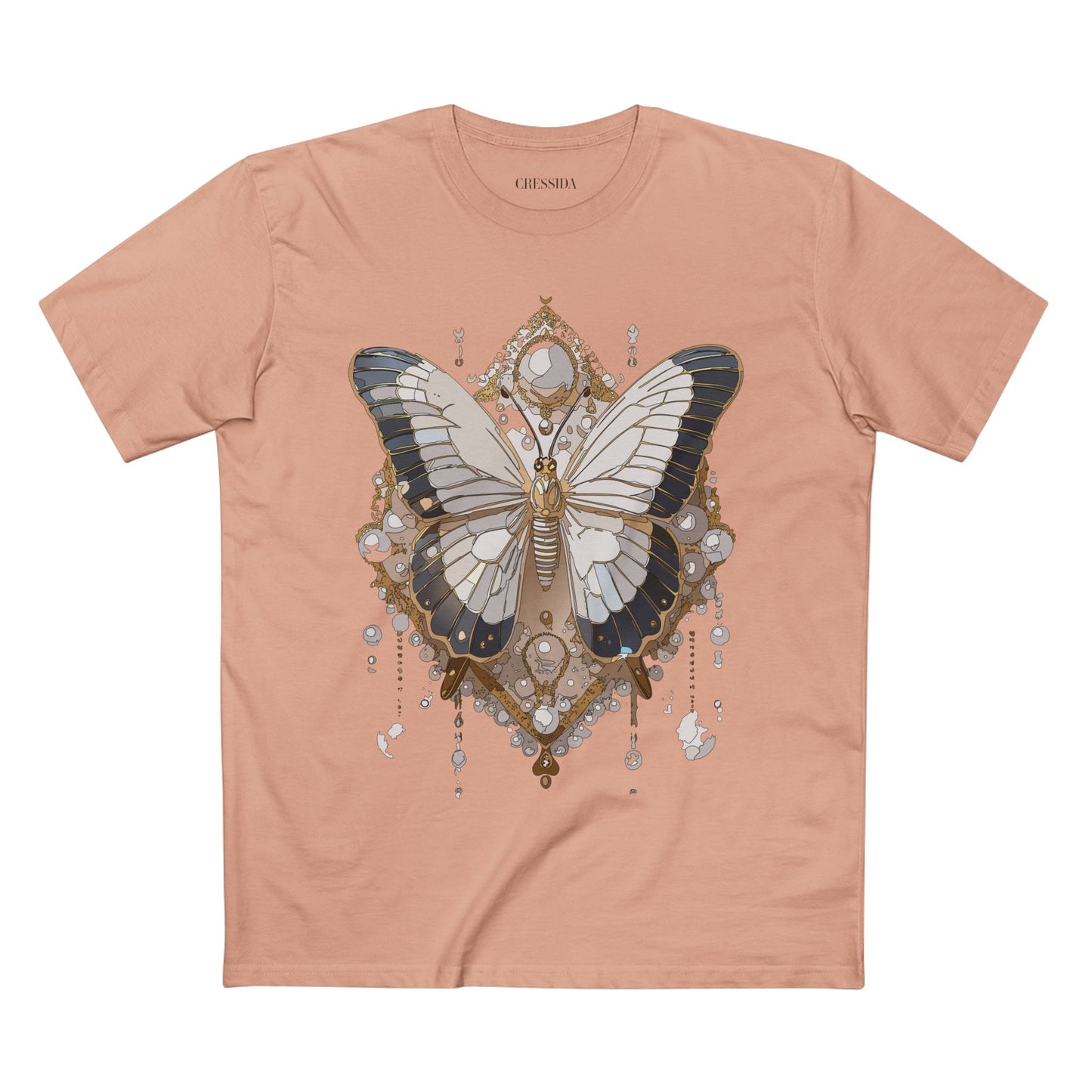 Butterfly shirt, Shirt with Butterfly, Tee Shirt with Antique Butterfly