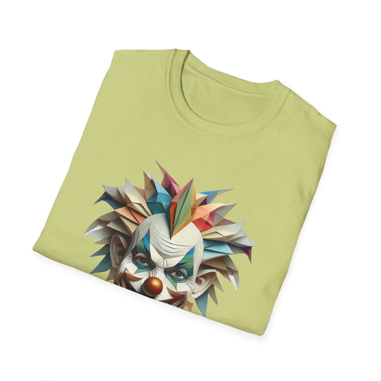 Clown Shirt, T Shirt with Clown, Funny Man Shirt, Tee Shirt with Funny Man, Circus Shirt, Shirt with Circus, Scary Man Shirt, Shirt with Scary Man