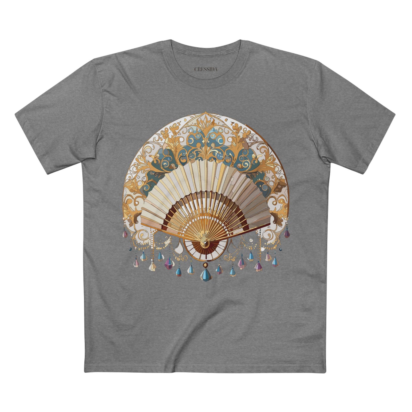 Fan shirt, Shirt with Fan, Tee Shirt with Antique Fan