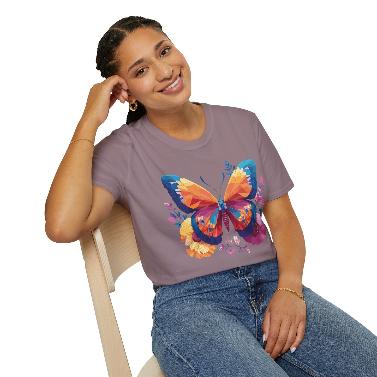 Butterfly Shirt, T Shirt with Butterfly, Monarch Shirt