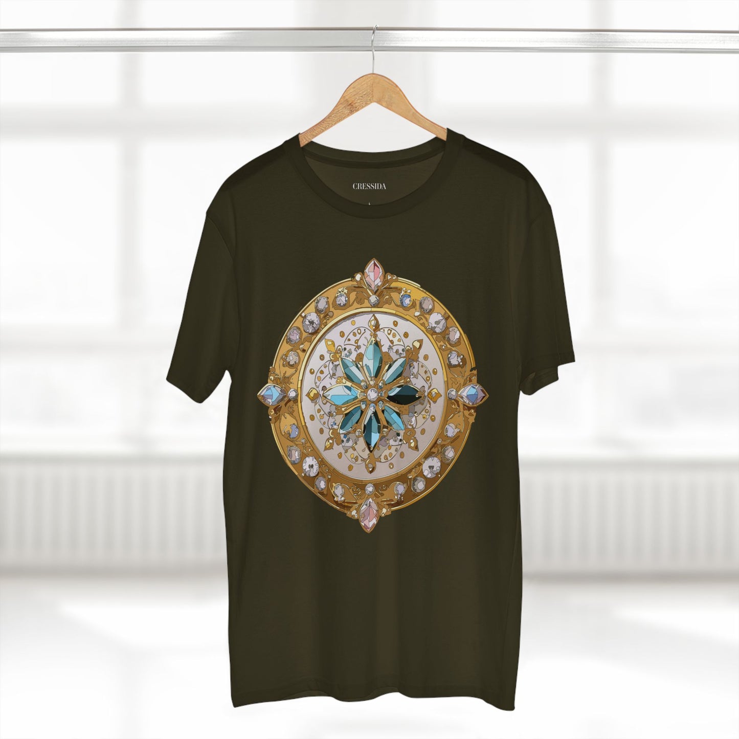 Medallion Shirt, Shirt with Medallion, Tee Shirt with Medal