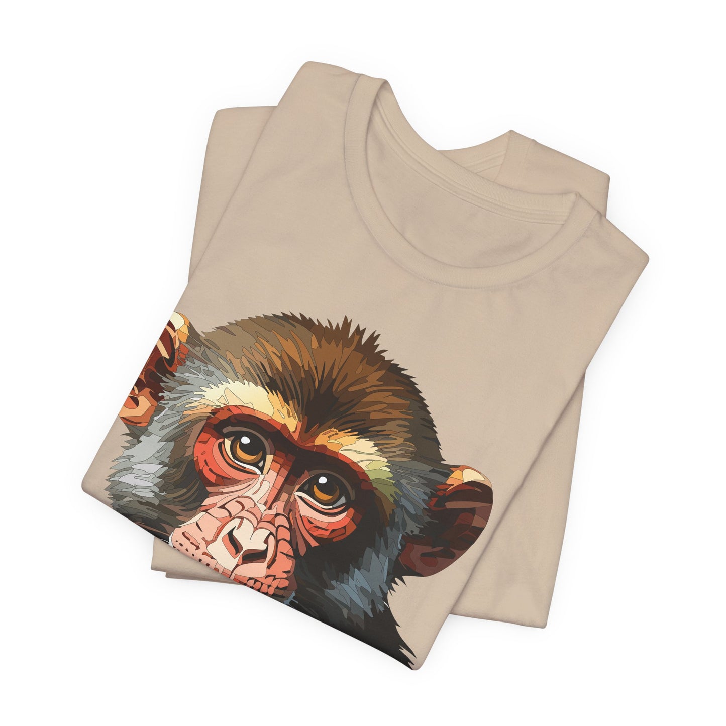 Unisex Animal Shirt, Tee Shirt with Animals, Art Design Tee Shirt, Wild Animals Shirt